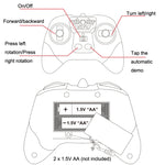 Voiture télécommandée amphibie acrobatique 2,4 GHz à double face et à roulement, jouet électrique pour enfants, rouge et vert