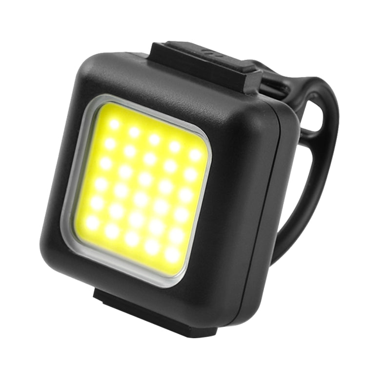 مصباح دراجة جبلية صغير LED COB، قابل لإعادة الشحن عبر USB، مقاوم للماء، مصباح دراجة طريق MTB، مصباح أمامي أبيض، مصباح خلفي أحمر، مصباح أمامي أبيض + مصباح خلفي أحمر