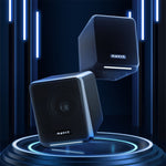 Havit A20 Plus Colorful Ambient Light Wired Computer Audio Stereo Surround Sound Speaker, Black, Bluetooth Version