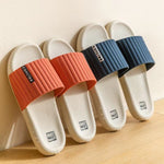Men and Women Slippers Bathroom Bath Flip Flops Indoor Soft Sole Sandals, 42/43