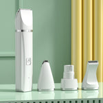 Pet Shaver Cat Dog Paw Hair Clipper Electric Fader, 2 in 1 Green, 3 in 1 Green, 4 in 1 Green, 2 in 1 White, 3 in 1 White, 4 in 1 White