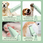 Pet Shaver Cat Dog Paw Hair Clipper Electric Fader, 2 in 1 Green, 3 in 1 Green, 4 in 1 Green, 2 in 1 White, 3 in 1 White, 4 in 1 White