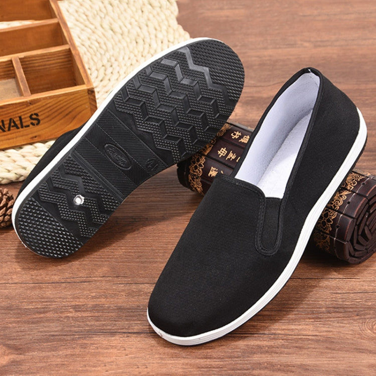 Men Spring and Summer Breathable Slip-on Canvas Breathable Non-slip Work Shoes, 35, 36, 37, 38, 39, 40, 41, 42, 43, 44, 45