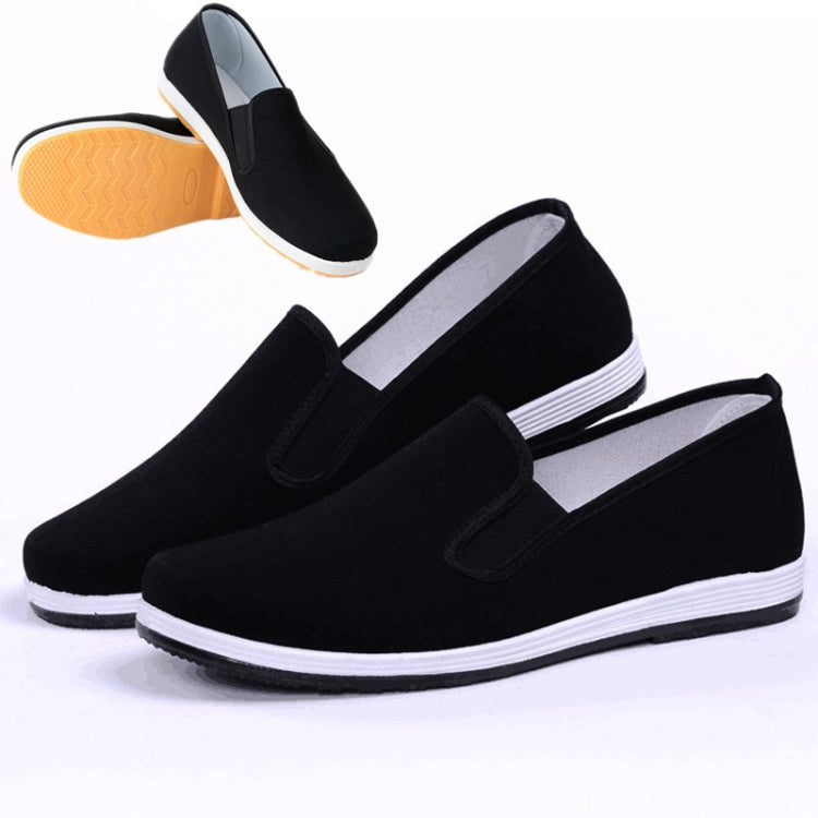 Men Spring and Summer Breathable Slip-on Canvas Breathable Non-slip Work Shoes, 35, 36, 37, 38, 39, 40, 41, 42, 43, 44, 45