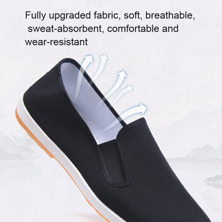 Men Spring and Summer Breathable Slip-on Canvas Breathable Non-slip Work Shoes, 35, 36, 37, 38, 39, 40, 41, 42, 43, 44, 45