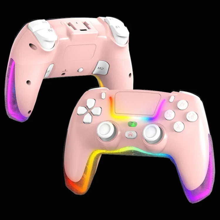 For PS4 Dazzle Color Light Wireless Bluetooth Grip