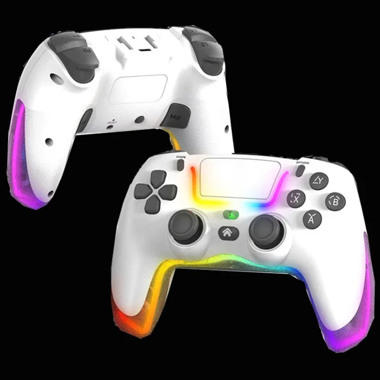 For PS4 Dazzle Color Light Wireless Bluetooth Grip