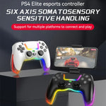 For PS4 Dazzle Color Light Wireless Bluetooth Grip