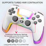 For PS4 Dazzle Color Light Wireless Bluetooth Grip