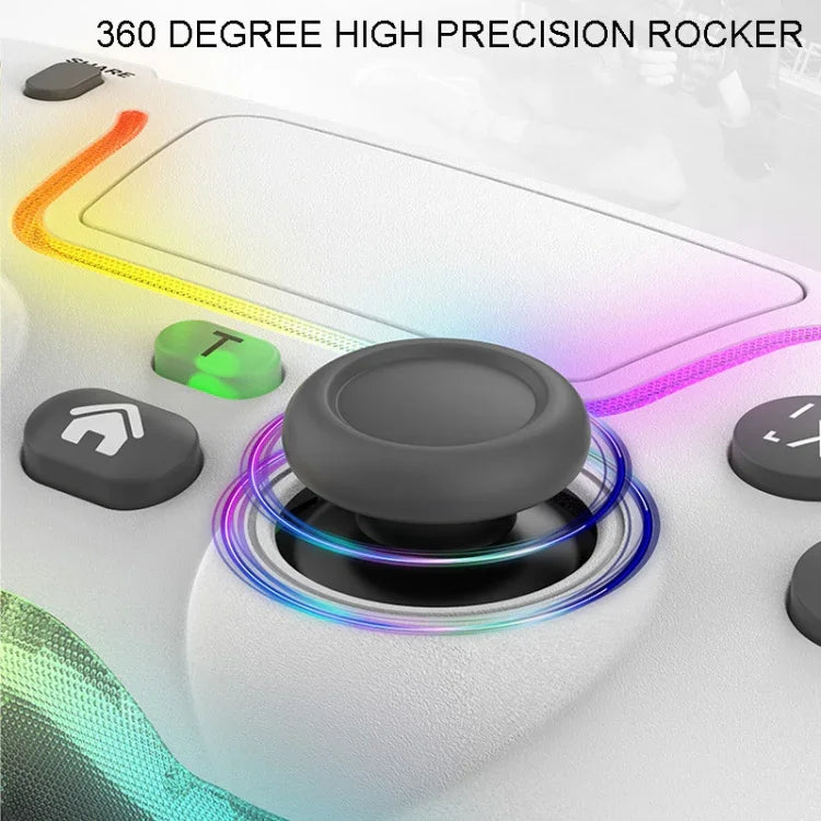 For PS4 Dazzle Color Light Wireless Bluetooth Grip