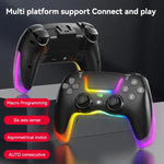 For PS4 Dazzle Color Light Wireless Bluetooth Grip