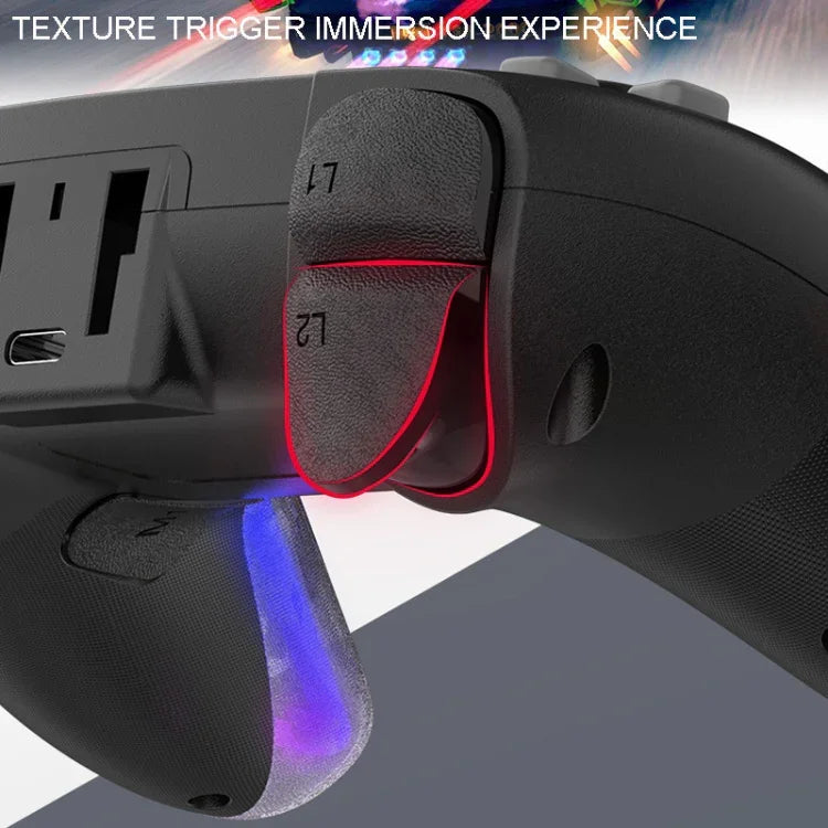 For PS4 Dazzle Color Light Wireless Bluetooth Grip