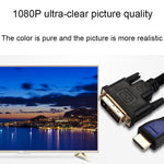 3m HDMI To DVI 24+1P 1080P Two-Way HD Cable For Connecting Computer To Monitor, HDMI To DVI