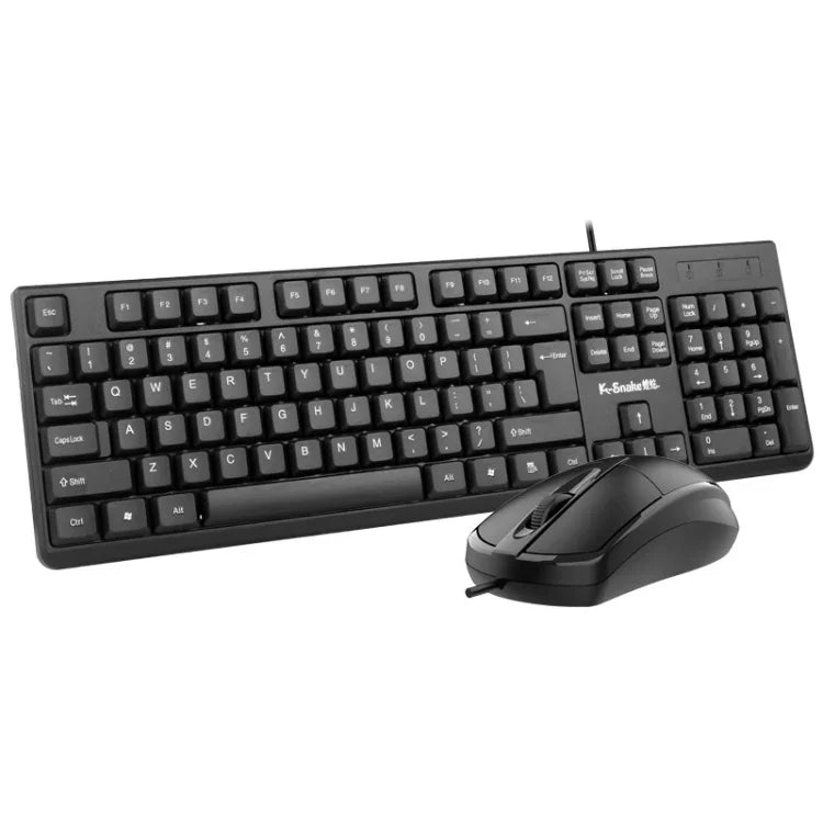 K-Snake K001 Wired Keyboard And Mouse Set Desktop Computer Keyboard, With Mouse, Without Mouse