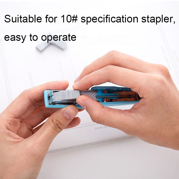 Deli 0010 10 1000pcs/box Portable Booking Machine Staples