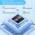 Console de jeux portable ANBERNIC RG405V 4+256 Go, 10 000 jeux, écran IPS 4 pouces, système Android 12, lecteur de jeux T618 64 bits, 4+256 Go