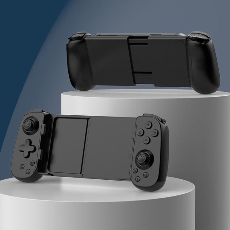 Manette de jeu rétractable Bluetooth D6 à double capteur Hall et six axes somatosensoriel pour Android/iPhone/Switch, D6 Noir, D6 Blanc Noir, D6 Blanc Rouge