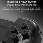 Manette de jeu rétractable Bluetooth D6 à double capteur Hall et six axes somatosensoriel pour Android/iPhone/Switch, D6 Noir, D6 Blanc Noir, D6 Blanc Rouge