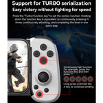 Manette de jeu rétractable Bluetooth D6 à double capteur Hall et six axes somatosensoriel pour Android/iPhone/Switch, D6 Noir, D6 Blanc Noir, D6 Blanc Rouge