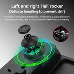 Manette de jeu rétractable Bluetooth D6 à double capteur Hall et six axes somatosensoriel pour Android/iPhone/Switch, D6 Noir, D6 Blanc Noir, D6 Blanc Rouge