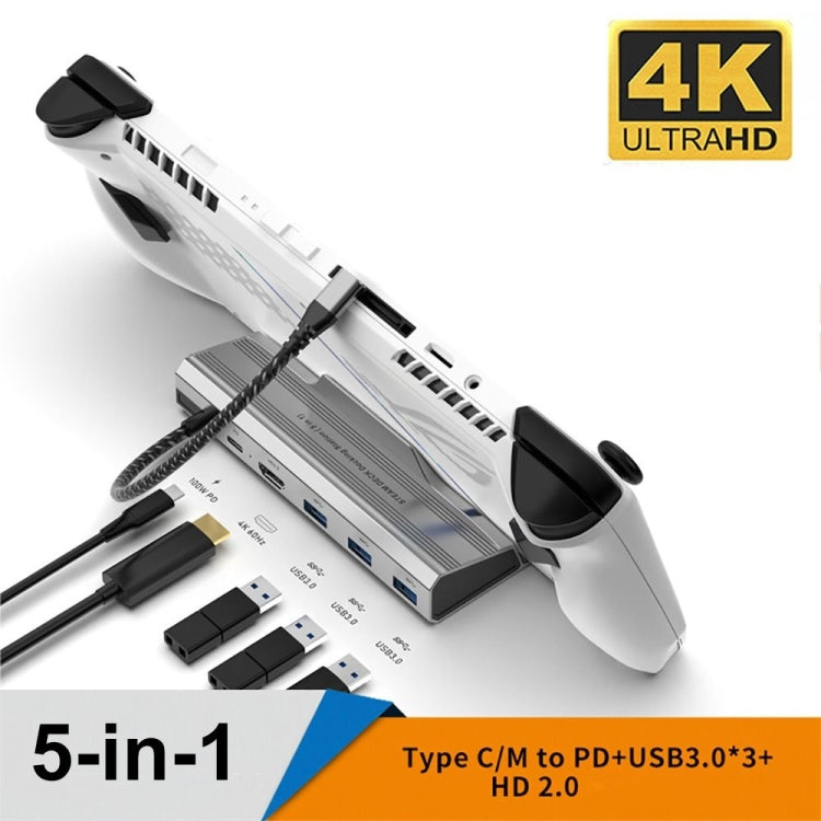 Support de console de jeu ASUS ROG Ally 100W PD avec station d'accueil multifonctionnelle USB 3.0, 5 en 1, 6 en 1, 9 en 1, 10 en 1