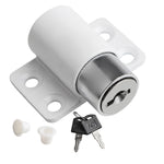 Door And Window Limit Lock Sliding Door Retainer Child Safety Lock, White No Screw, Silver No Screw, Black No Screw, White With Screw, Silver With Screw, Black With Screw