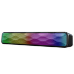 RGB Colorful Lighting Effect Desktop Long USB Wireless Bluetooth Speaker, Q6
