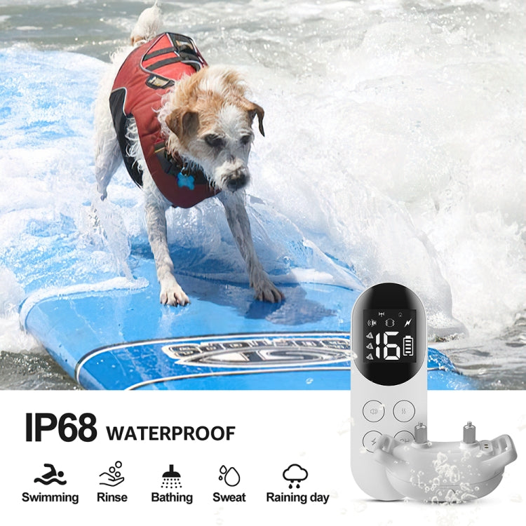 Smart Waterproof Shock Collar For Pets Remote Control Dog Training Device, For-One-Dog, For-Two-Dog