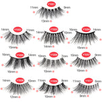 10pairs /Box Half False Eyelashes With Transparent Stems Natura Extension Lashes, Y1001, Y1002, Y1003, Y1004, Y1005, Y1006, Y1007, Y1008, Y1009, Y1011