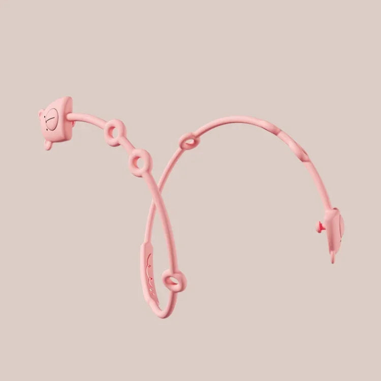 Bear Silicone Pacifier Chain Toddler Teether Toy Anti-fall Rope Pacifier Clip