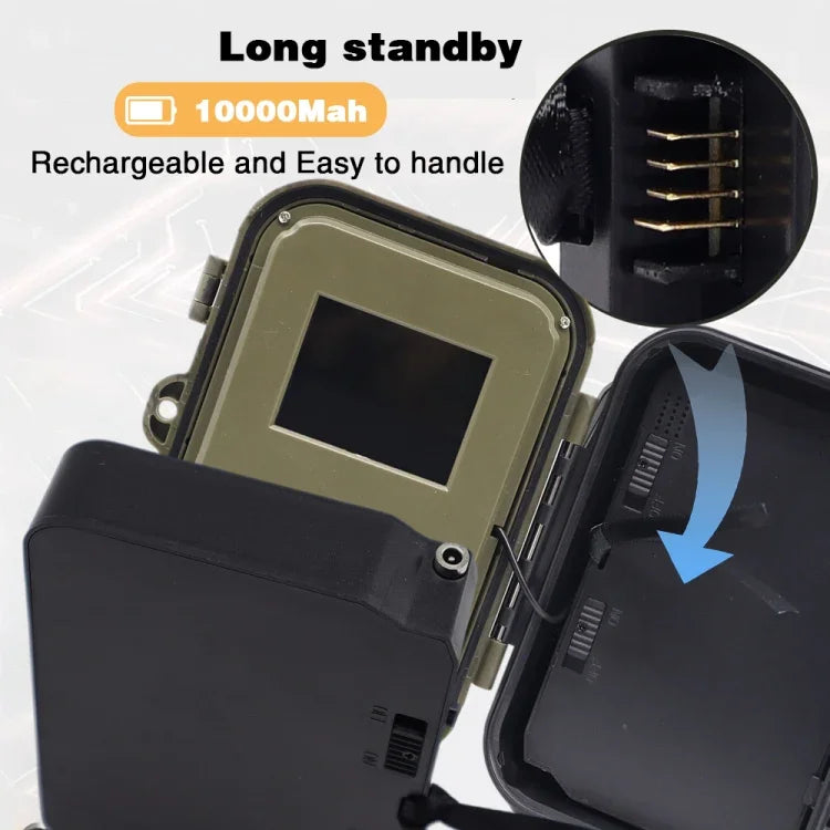 4K 4G Outdoor Track Camera Remote Mobile Phone Control To View Photos / Video At Any Time, HC-940Pro-Li