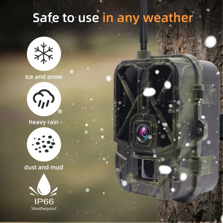 4K 4G Outdoor Track Camera Remote Mobile Phone Control To View Photos / Video At Any Time, HC-940Pro-Li