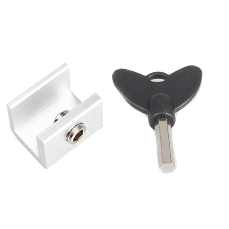 Child Safety Protection Screen Window Limiter Sliding Door Latch With Key, Ordinary Model+Straight Key, Ordinary Model+L Shaped Key, Wider Model+Straight Key, Wider Model+L Shaped Key