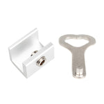 Child Safety Protection Screen Window Limiter Sliding Door Latch With Key, Ordinary Model+Straight Key, Ordinary Model+L Shaped Key, Wider Model+Straight Key, Wider Model+L Shaped Key