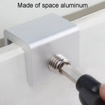 Child Safety Protection Screen Window Limiter Sliding Door Latch With Key, Ordinary Model+Straight Key, Ordinary Model+L Shaped Key, Wider Model+Straight Key, Wider Model+L Shaped Key