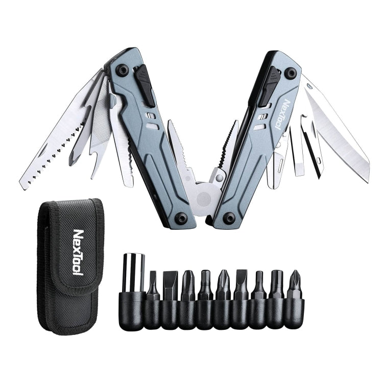 Nextool  14-In-1 Multi-Function Tools Bits Set Folding Pliers Camping Hiking Scissors Opener, Ne20223