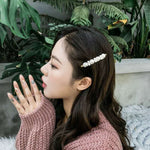 5pcs /Set  Pearl Hair Clips Set Large Hair Clips Pins Barrette Women Girls Hair Accessories