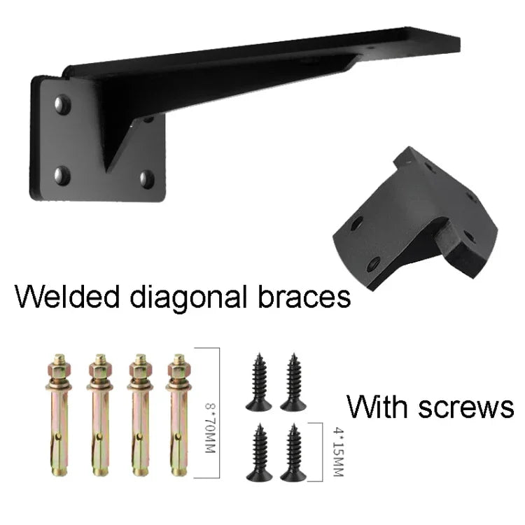 5mm T Type Heavy Duty Bracket Concealed Load-Bearing Laminate Support Bracket, 6 inch, 8 inch, 10 inch, 12 inch, 14 inch, 16 inch, 18 inch, 20 inch