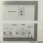 Closet Sliding Door Pulley Fittings Silent Sliding Door Accessories With 8 Screws, Pulley