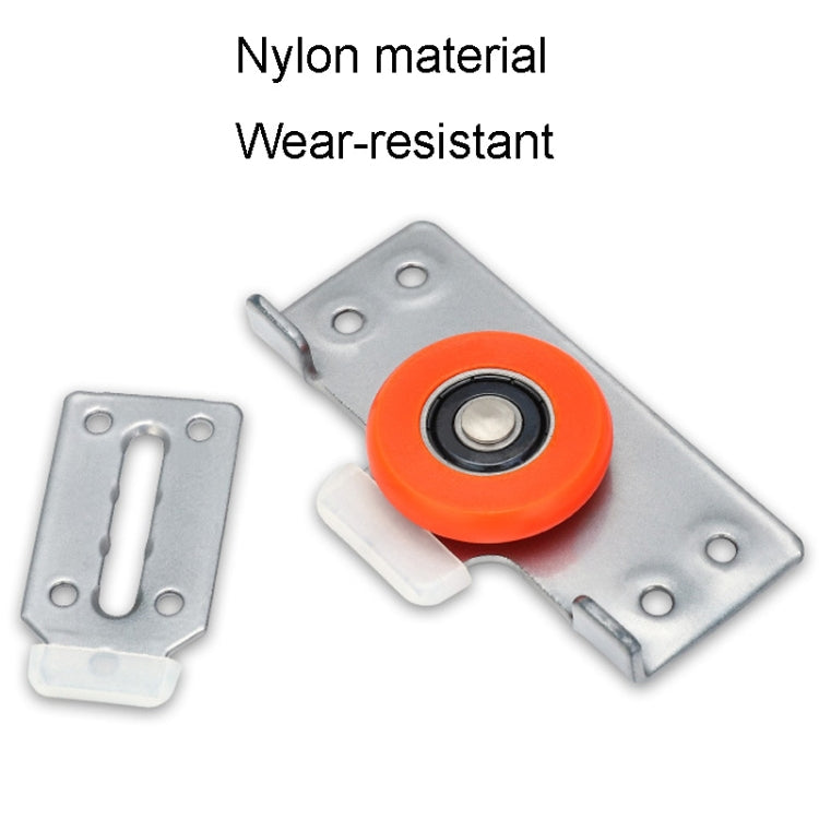 Closet Sliding Door Pulley Fittings Silent Sliding Door Accessories With 8 Screws, Pulley