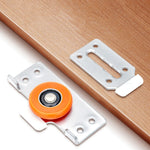 Closet Sliding Door Pulley Fittings Silent Sliding Door Accessories With 8 Screws, Pulley