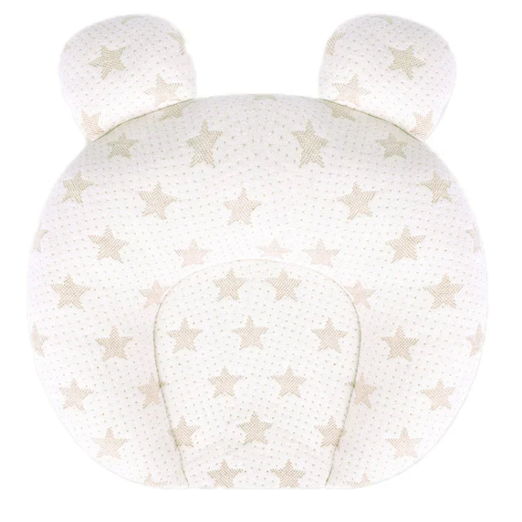 0-1 Year Old Baby Pillow Anti-Head Deflection Shaped Children Pillow, Love Silk Floss Filling, Bear Silk Floss Filling, Pentagon Silk Floss Filling, Love Latex Filling, Bear Latex Filling, Pentagon Latex Filling
