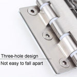 Glass Door Partition Hinge Furniture Housing Door Fittings, Space Aluminum, Rust Stainless Steel