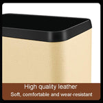 Multifunctional Car Dustbin Car Seatback Door Hanging Storage Box, Beige, Gray, Black