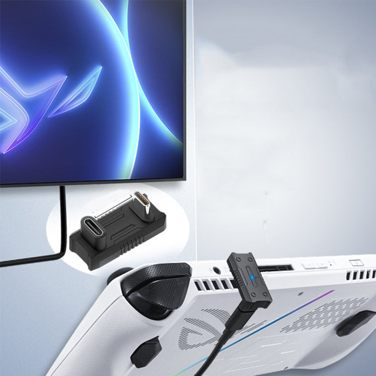 Adaptateur de données 20 Gbit/s pour ASUS ROG Ally/Switch, convertisseur de charge rapide USB-C/Type-C 8K 60 Hz 140 W