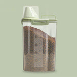 Pet Food Storage Bucket 4 Snap Dog Food Moisture Proof Sealed Storage Tank, 1.5L, 2.5L