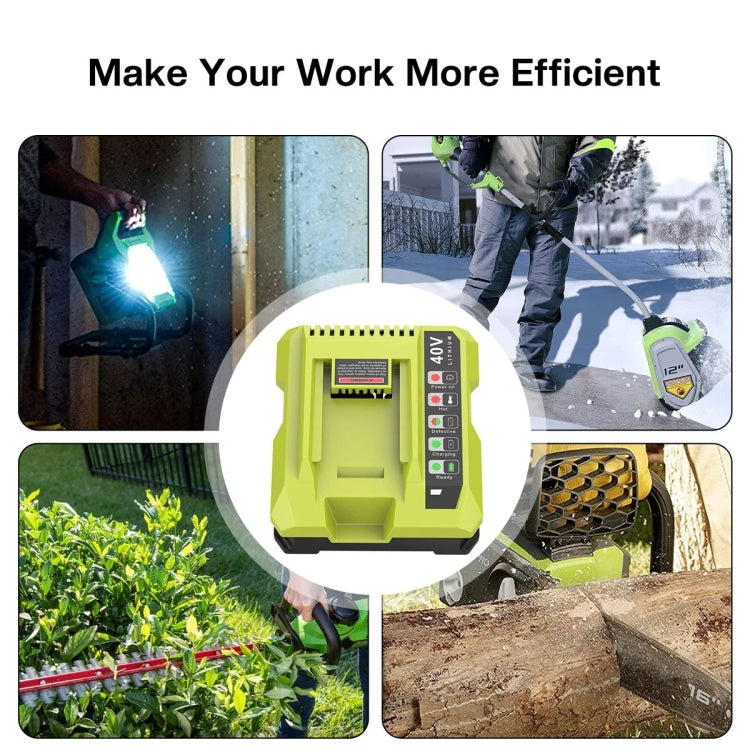 شاحن بطارية لماكينة قطع أدوات 36-40 فولت، لRYOBI PO401 / PO403 / PO400، الولايات المتحدة، الاتحاد الأوروبي، المملكة المتحدة، أستراليا