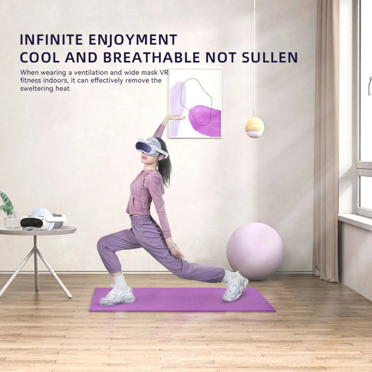 For PICO 4 Hibloks VR Glasses Face Cushion Protector Pad With Fan, 1pc PU Cotton, 2pcs PU Cotton, 1pc Ice Silk, 2pcs Ice Silk