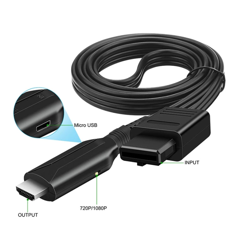 Convertisseur N64 vers HDMI pour Nintendo Gamecube N64 / SNES / NGC, N64 vers HDMI