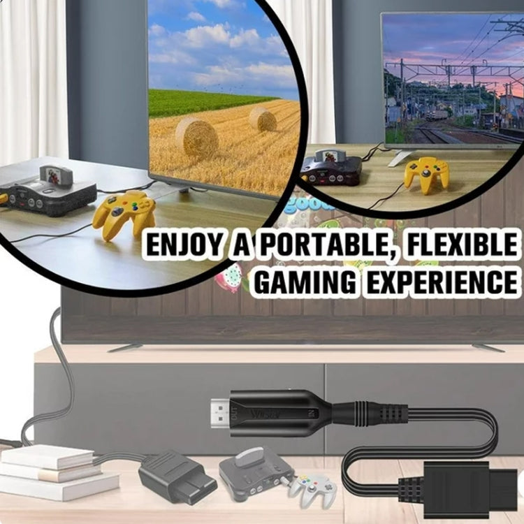 Convertisseur N64 vers HDMI pour Nintendo Gamecube N64 / SNES / NGC, N64 vers HDMI